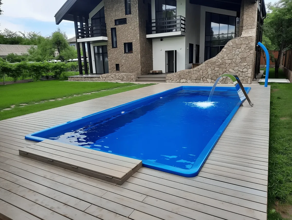 Композитный бассейн Laguna 9 — вид сверху в Нефтекамске