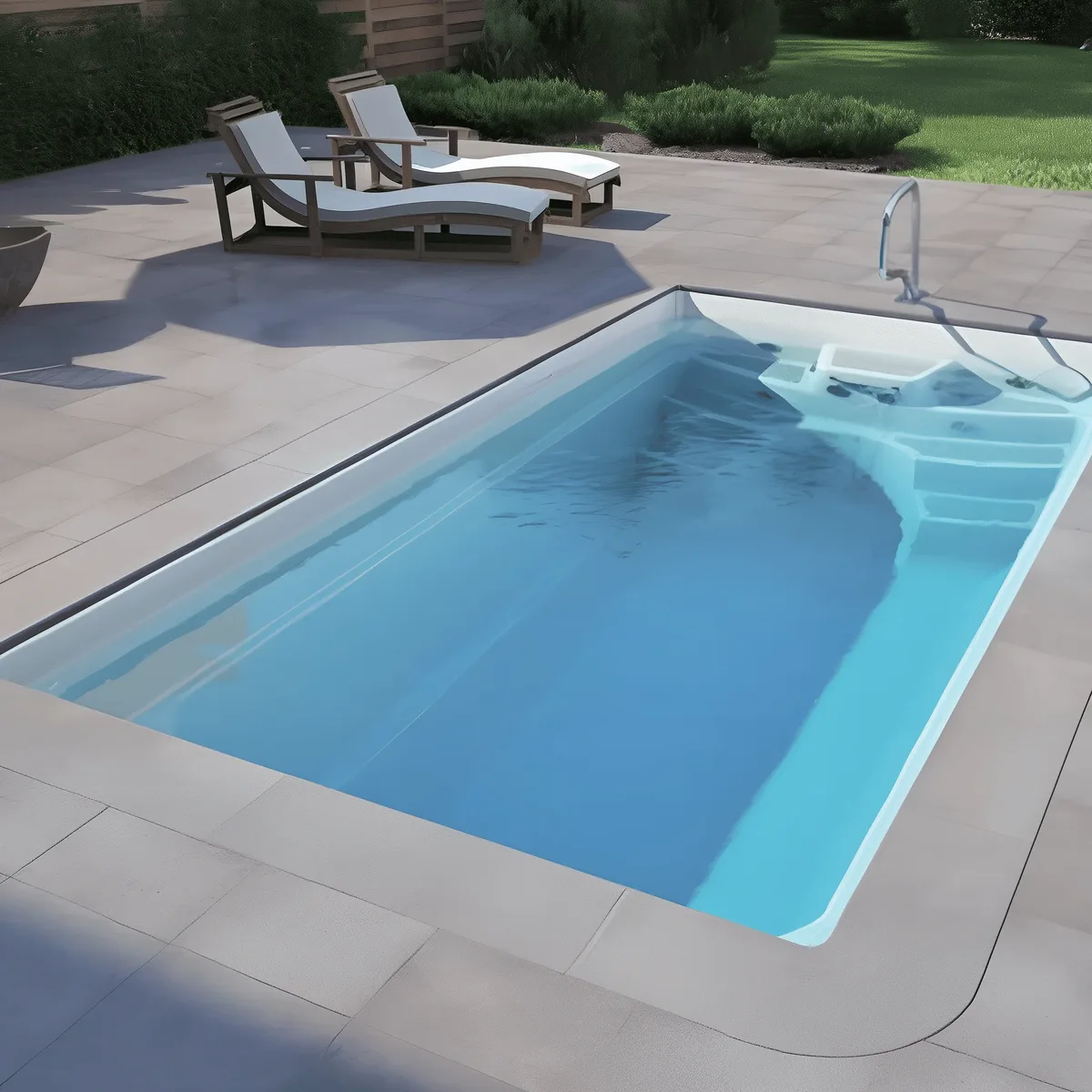 Композитный бассейн Laguna 5 — вид сверху в Нефтекамске