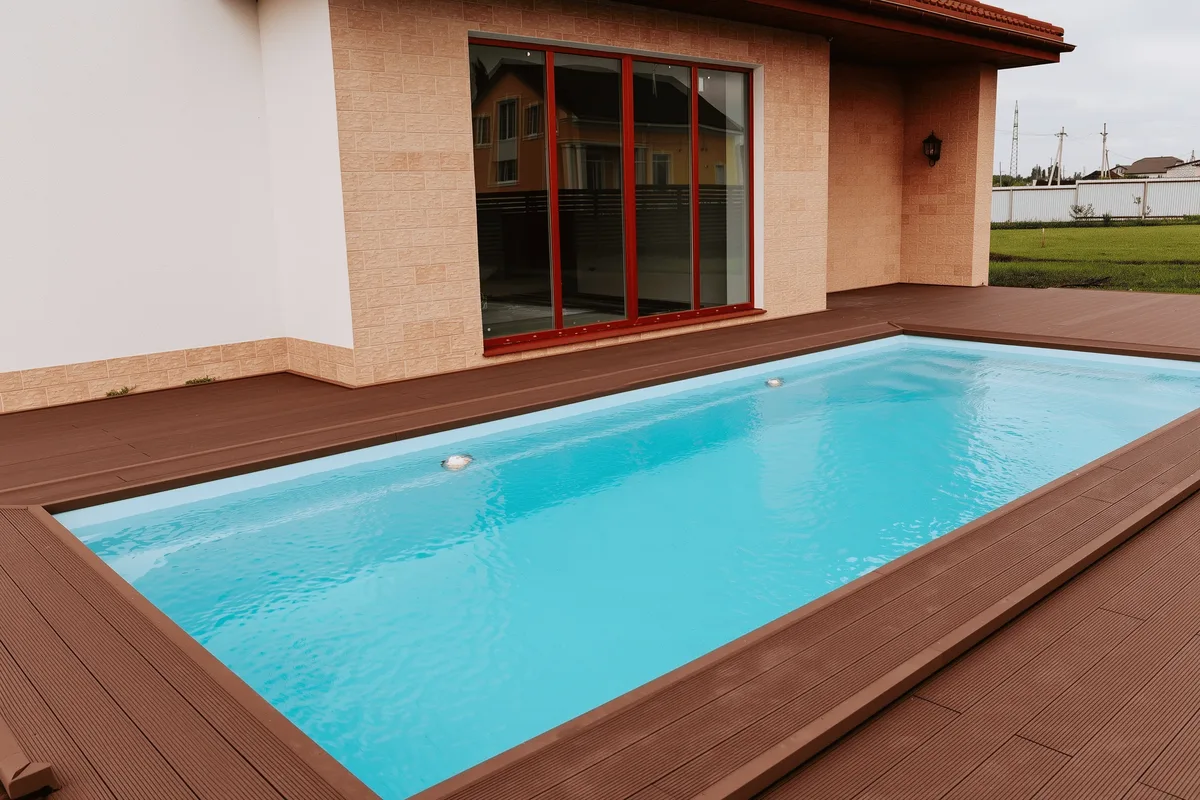 Композитный бассейн Laguna 8 — вид сверху в Нефтекамске